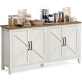 Sideboard mit verstellbaren Regalboden, Rustikalwei? und Honigbraun
