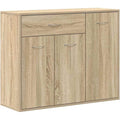Sideboard mit 3 Turen, Schublade und gro?zugigem Stauraum in Sonoma-Eiche
